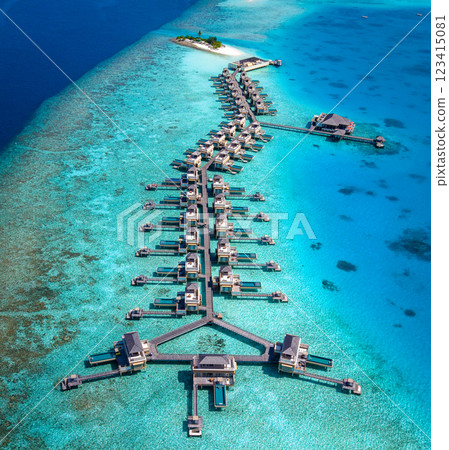 Aerial views of Velavaru Island in Maldives Aerial views of Velavaru Island in Maldives 123415081