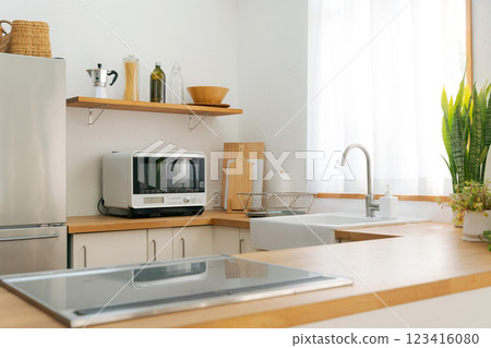 Fashionable kitchen 123416080