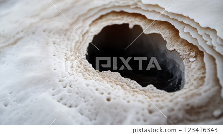 close up view of textured surface with deep hole, showcasing intricate patterns and colors close up view of textured surface with deep hole, showcasing intricate patterns and colors 123416343