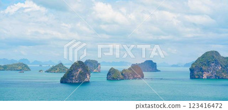 Aerial view from the koh Hong Island viewpoint, a part of Muko Hong, Than Bok Khorani National Park at Krabi, Thailand. Landmark and popular for tourists attractions Aerial view from the koh Hong Island viewpoint, a part of Muko Hong, Than Bok Khorani National Park at Krabi, Thailand. Landmark and popular for tourists attractions 123416472