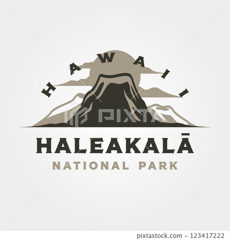 haleakala travel outdoor logo vintage vector illustration design haleakala travel outdoor logo vintage vector illustration design 123417222