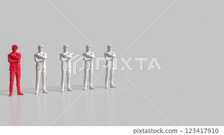 The Business men for Human Resource Management concept 3d Rendering. The Business men for Human Resource Management concept 3d Rendering. 123417910