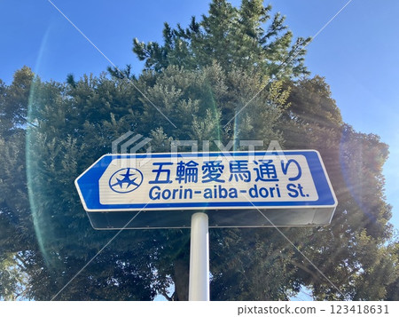 Signboard of Gorin Aima Street Signboard of Gorin Aima Street 123418631