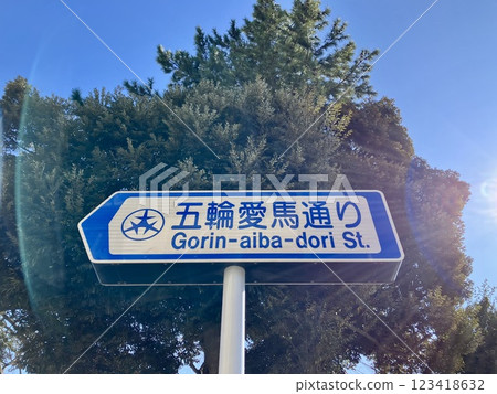 Signboard of Gorin Aima Street Signboard of Gorin Aima Street 123418632