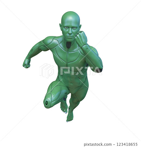 Male cyborg 123418655