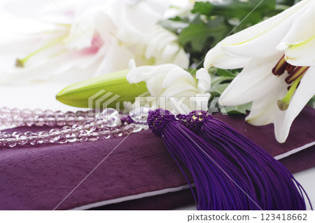 Image of Buddhist ceremonies such as funerals 123418662