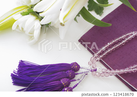 Image of Buddhist ceremonies such as funerals 123418670