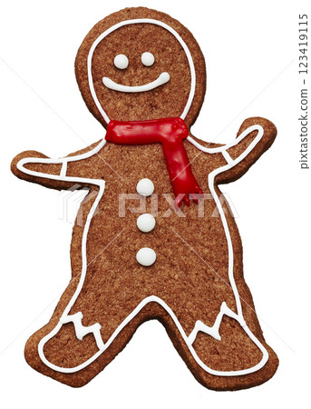 Smiling Gingerbread Cookie Smiling Gingerbread Cookie 123419115