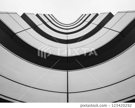 Wall curve Tiles texture Architecture details Modern building Exterior Wall curve Tiles texture Architecture details Modern building Exterior 123420292