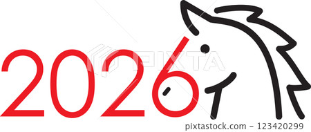 文字圖片2026馬頭紅 123420299