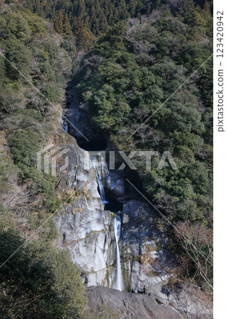 等等力瀑布（高知縣香美市）（冬季） 123420942
