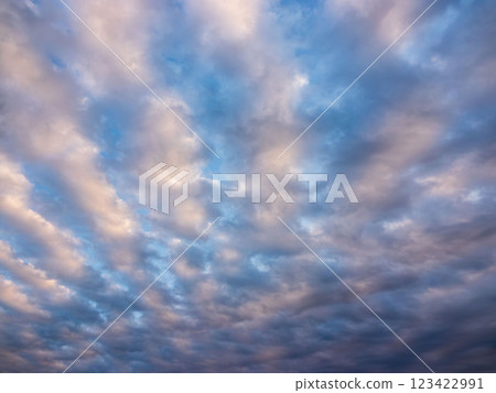 Cloudy sky at dusk 14 123422991