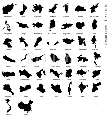 44 Asian Countries 123423010