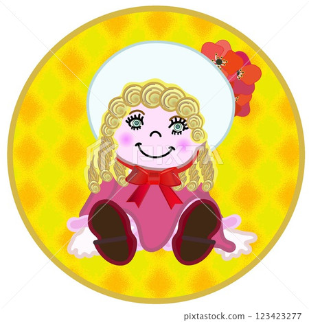 Western doll illustrations 123423277