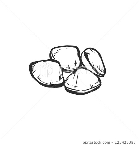 Hand-drawn illustration of a silly guy 123423385