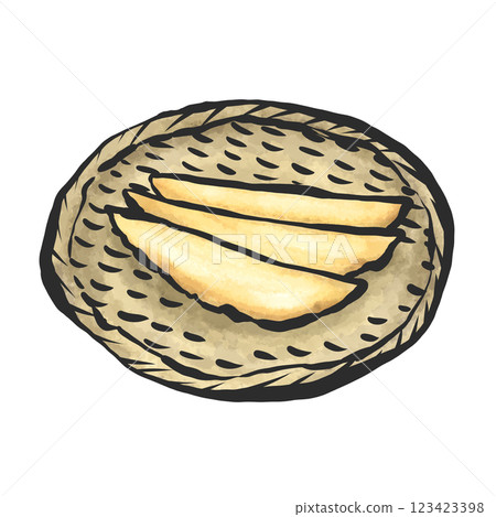 鯡魚子手繪插畫 123423398