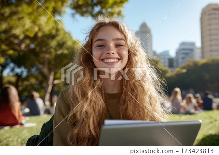 Global unity - International Students Day, collective strength and resilience of learners worldwide, pursuit of knowledge, freedom, justice, reflecting the spirit of youth and education. 123423813