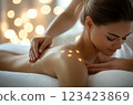 Holistic wellness: ancient practice of acupuncture, delicate placement of needles on the human body, emphasizing balance, healing, and the therapeutic benefits of this traditional method. 123423869