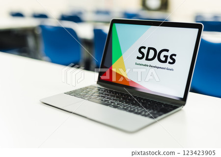 A room with a computer. Business image 123423905