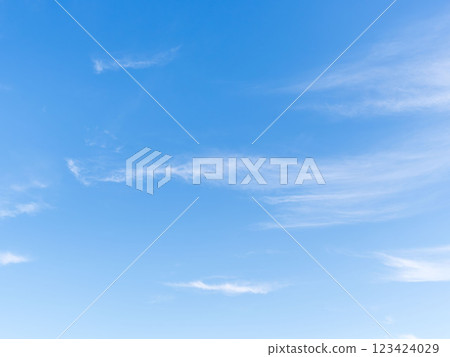 Winter blue sky and clouds 59 123424029