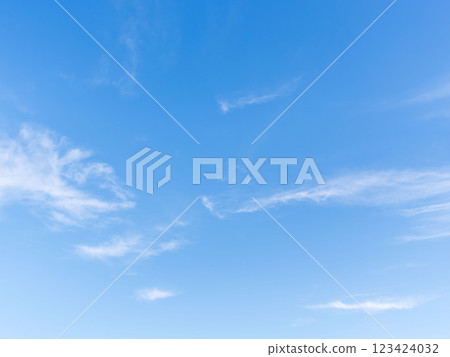 Winter blue sky and clouds 60 123424032