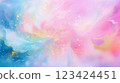 Pink and blue marbled background with gold dust sprinkled on it AI-generated image (Adobe Firefly) 123424451