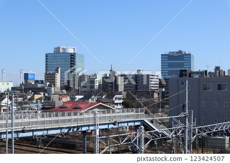 Higashi Kanagawa cityscape Higashi Kanagawa cityscape 123424507