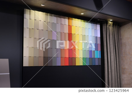 Explore a Color Palette Display for Interior Design Inspiration and Creative Ideas for Spaces Explore a Color Palette Display for Interior Design Inspiration and Creative Ideas for Spaces 123425964