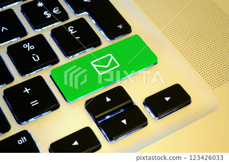 Mail computer key Mail computer key 123426033