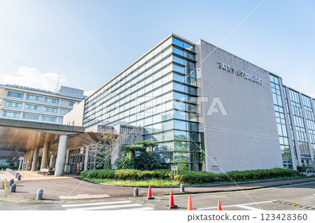 宮崎縣宮崎市宮崎大學醫院陽光明媚的日子 123428360