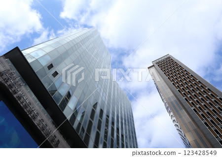 Shinjuku city skyline 123428549