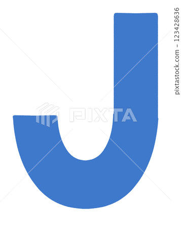 簡單的字母 J 插圖素材 簡單的字母 J 插圖素材 123428636