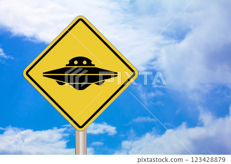 Crossing Sign - UFO 123428879