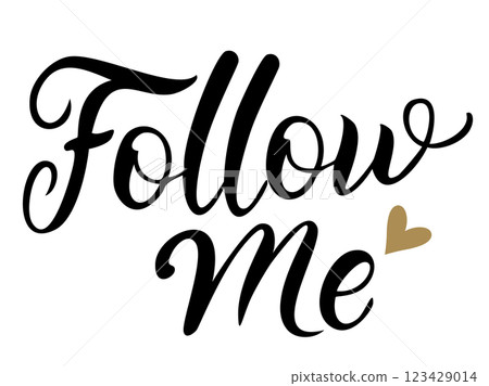 可愛的「跟著我」角色 / 手寫角色（向量透明背景）AI 生成 123429014