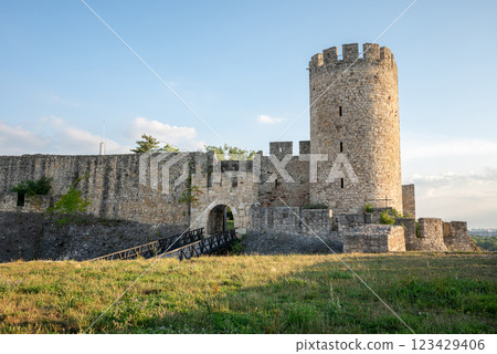 Remains of Historic Belgrade Fortress in Kalemegdan park in Belgrade, Serbia Remains of Historic Belgrade Fortress in Kalemegdan park in Belgrade, Serbia 123429406