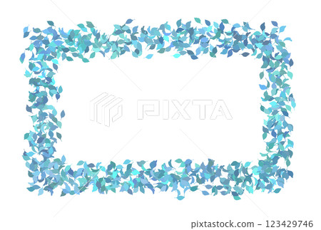 Blue leaf frame Light blue Blue Blue leaf frame Light blue Blue 123429746