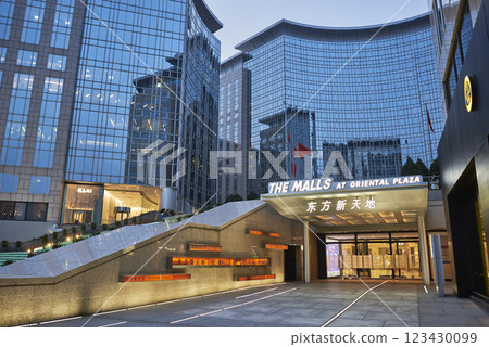 The Malls at Oriental Plaza, huge shopping mall on Wangfujing street in Beijing, China The Malls at Oriental Plaza, huge shopping mall on Wangfujing street in Beijing, China 123430099