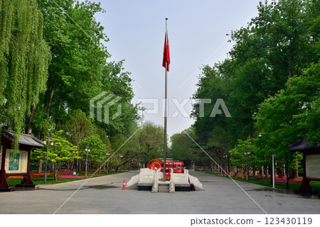 Temple of the Sun (Ritan Park) in Spring, in Chaoyang District in Beijing, China Temple of the Sun (Ritan Park) in Spring, in Chaoyang District in Beijing, China 123430119