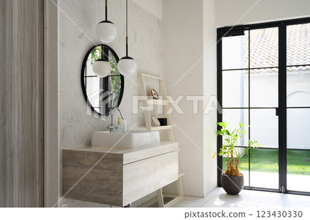 Fashionable washroom 123430330