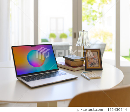 多彩的屏幕筆記本 123430344