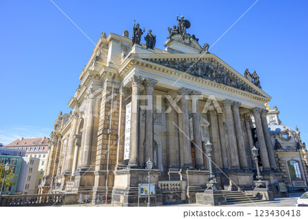 Dresden Academy of Fine Arts university of visual arts located on Bruhl's Terrace in Dresden, Saxony, Germany Dresden Academy of Fine Arts university of visual arts located on Bruhl's Terrace in Dresden, Saxony, Germany 123430418
