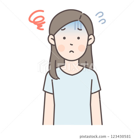 一位長著淡色長髮的女人 123430581