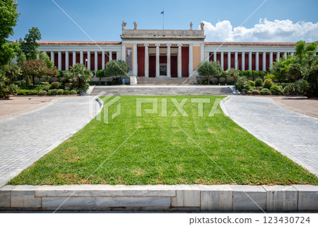 National Archaeological Museum housing the richest collection of Greek Antiquity artifacts, in Athens, Greece National Archaeological Museum housing the richest collection of Greek Antiquity artifacts, in Athens, Greece 123430724