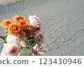 玫瑰花束 路 驚喜 123430946