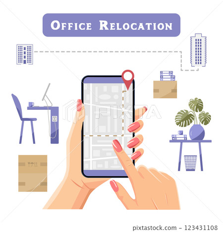Relocation Office Moving Delivery Changing address Relocation Office Moving Delivery Changing address 123431108