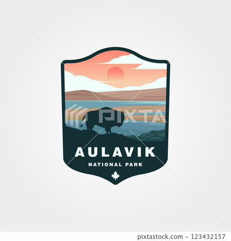 aulavik national park patch design, set of canada national park design aulavik national park patch design, set of canada national park design 123432157