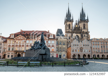 Old Town Square Staromestske namesti, historic square in the Old Town quarter of Prague, the capital of the Czech Republic Old Town Square Staromestske namesti, historic square in the Old Town quarter of Prague, the capital of the Czech Republic 123432997