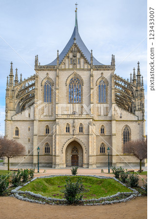Roman Catholic Church of Saint Barbara in Kutna Hora town in the Central Bohemian Region of the Czech Republic Roman Catholic Church of Saint Barbara in Kutna Hora town in the Central Bohemian Region of the Czech Republic 123433007