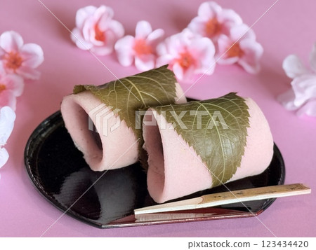 美味的櫻花年糕 123434420