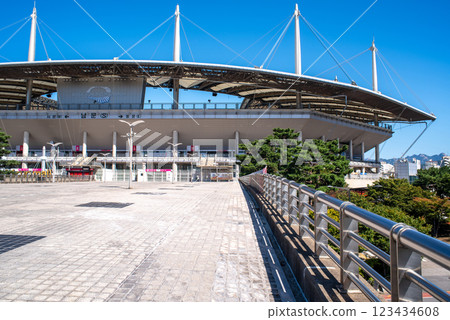 Seoul World Cup Stadium in Mapo district in Seoul, South Korea Seoul World Cup Stadium in Mapo district in Seoul, South Korea 123434608
